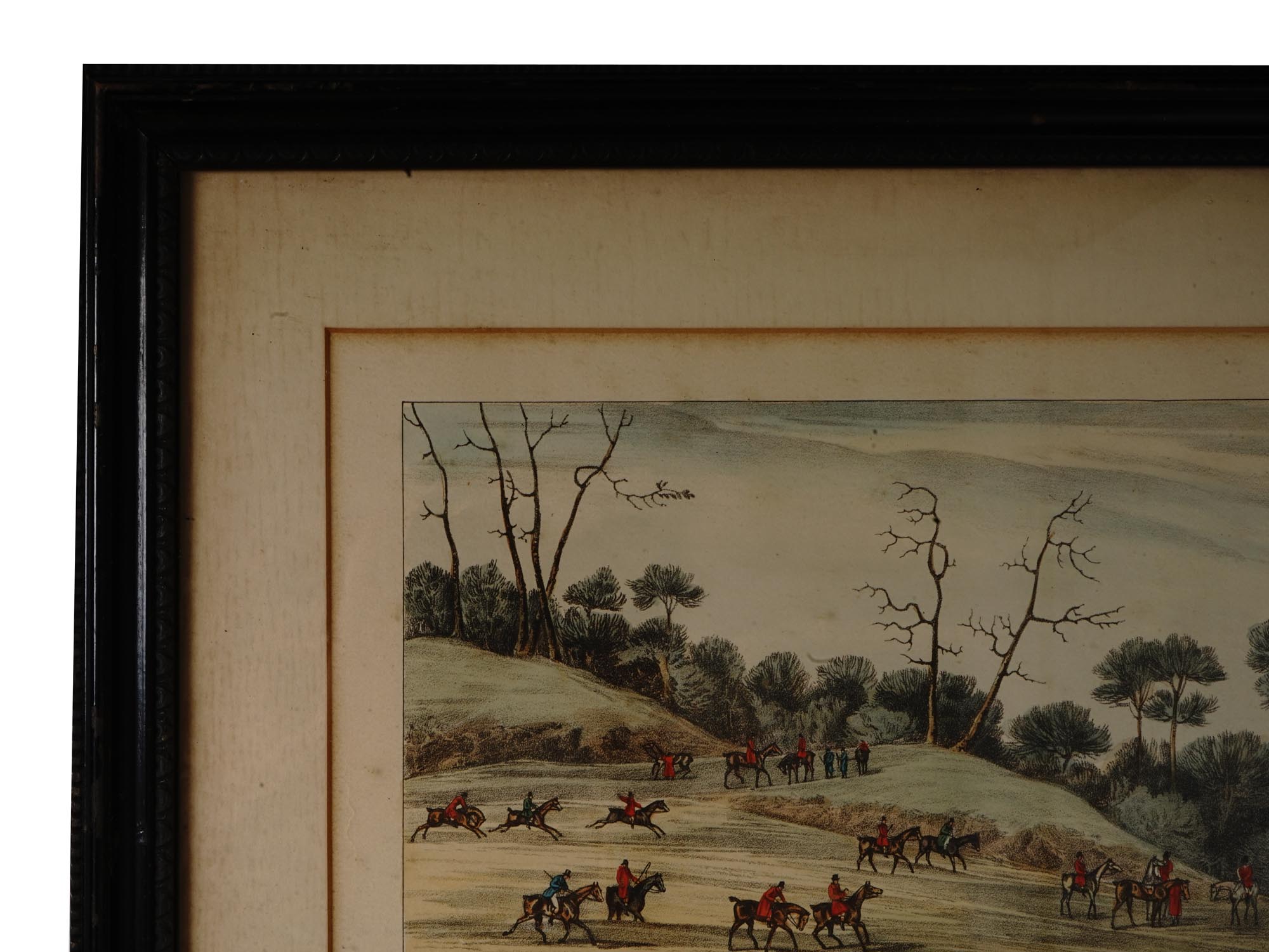 AFTER HENRY ALKEN TWO FOX HUNTING LITHOGRAPHS PIC-7